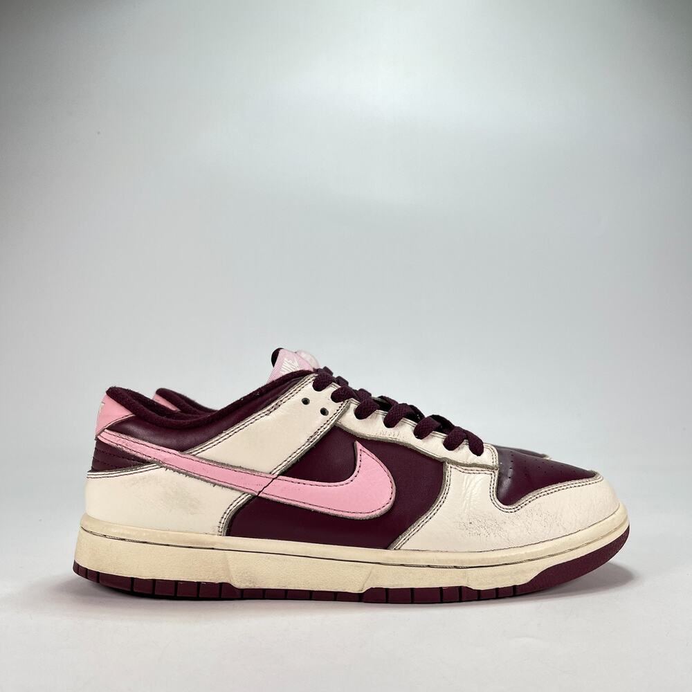 Nike Dunk Low Retro PRM Valentine's Day Pink Maroon DR9705-100 Men's Size 9.5